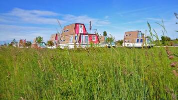 Mobile Home, 2 Bedrooms, Balcony | Property grounds