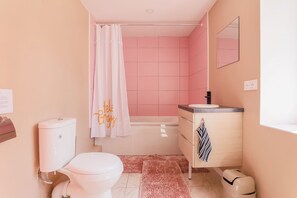 Secadora de cabello y papel de baño 