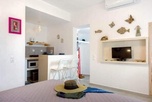1 chambre, bureau, fer et planche à repasser, Wi-Fi gratuit