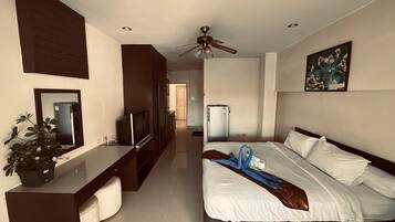 1 bedroom, blackout curtains, soundproofing, iron/ironing board