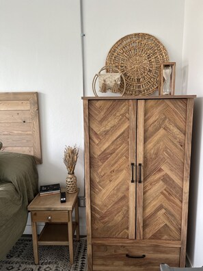 1 bedroom, iron/ironing board, travel crib, free WiFi