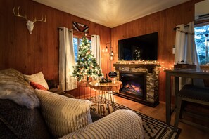 Living area - Rainier Explorer-MRNP-Ski-Hottub (Packwood)