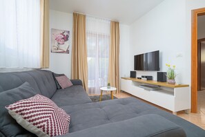 Télévision, cheminée