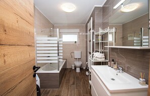 Hair dryer, towels