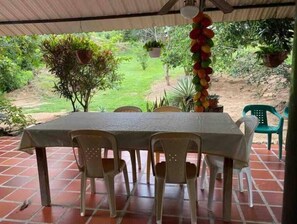 Outdoor dining