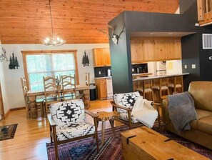 TV connectée, cheminée