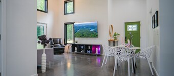 Secluded, Unique, Modern Mountain Home Near River and Blue Ridge Parkway!