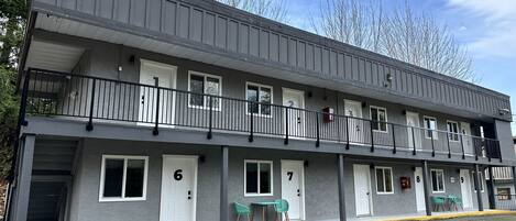 Fassade der Unterkunft