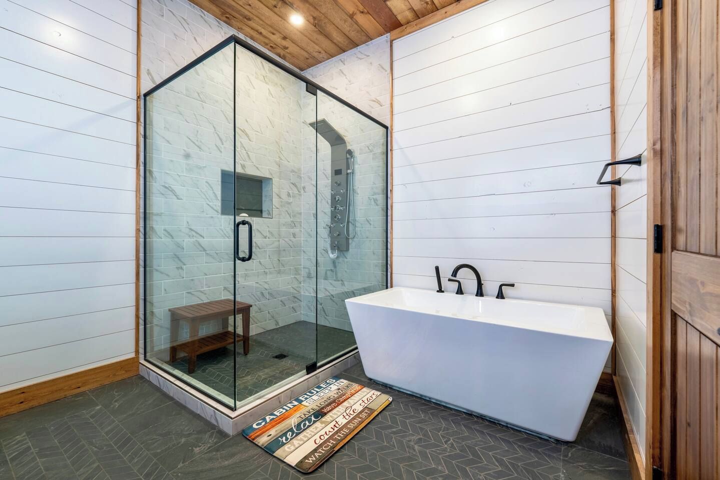 Master bath 1 - Enjoy this spa like shower tower and bath!