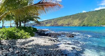 Private paradise organic farm stay with ocean view, nestled in banana grove
