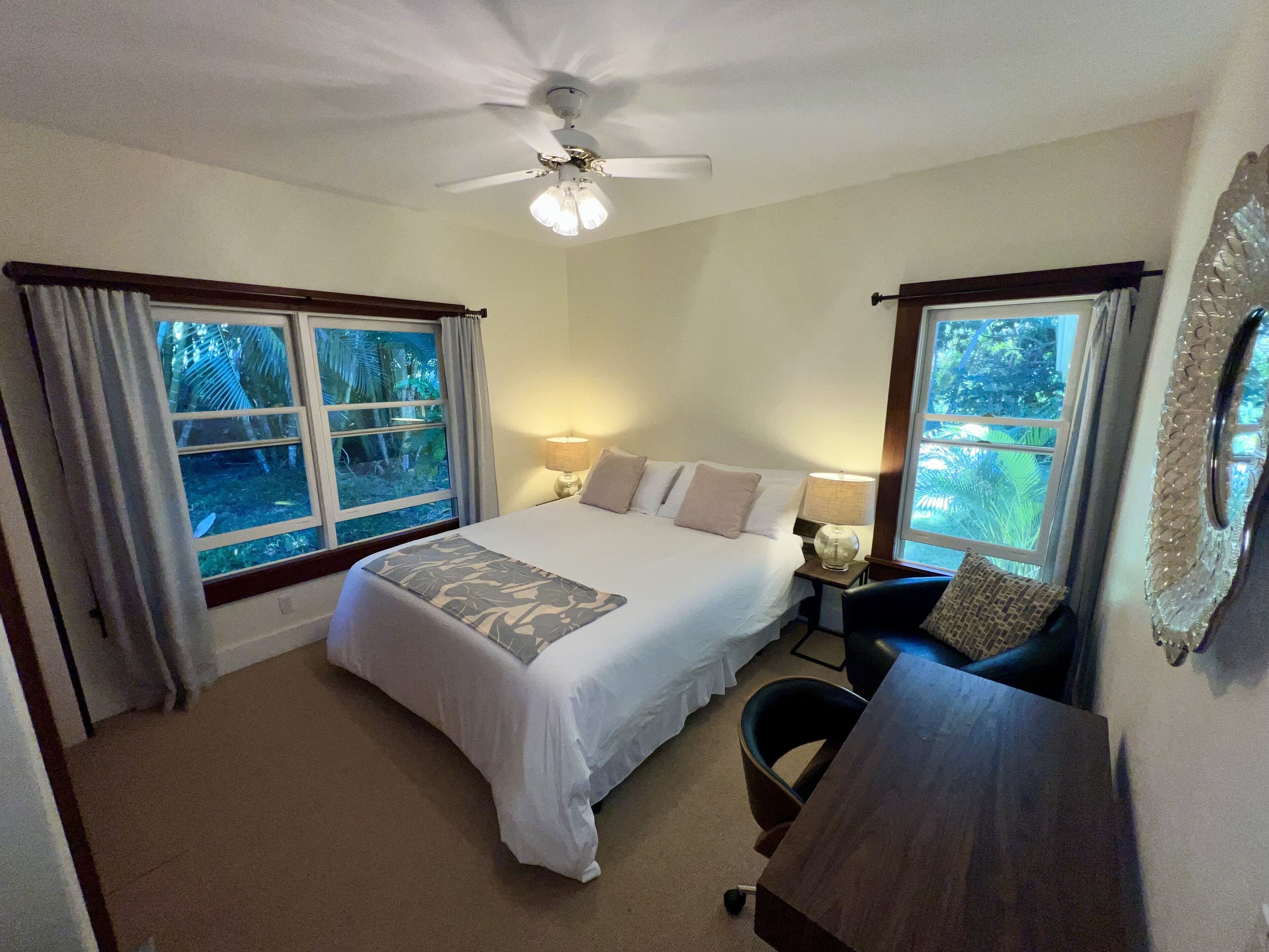 2 bedrooms, desk, travel crib, WiFi