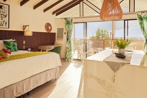 Premier Loft, Sea View | 1 bedroom, Egyptian cotton sheets, premium bedding, memory foam beds