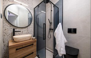 Shower, hair dryer