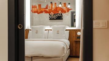 Grand Suite | Egyptian cotton sheets, premium bedding, down duvets, memory-foam beds