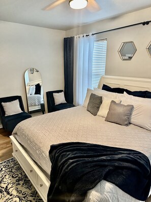 3 habitaciones, tabla de planchar con plancha y wifi gratis 