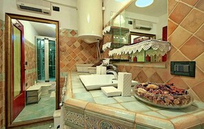 Shower, hair dryer