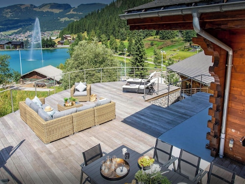 Chalet Ruisselet - family mountain base 12p, hot tub & lake - OVO Network