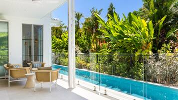 Blick auf den Garten