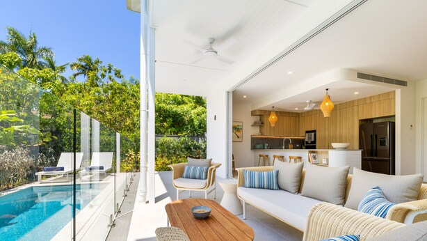 Vila, 4 kamar tidur, pemandangan kebun | Teras/patio