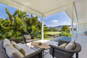 Villa, 4 Bedrooms, Lagoon View | Balcony