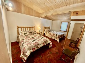 4 habitaciones, internet y ropa de cama