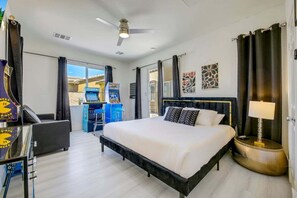 5 chambres, fer et planche à repasser, accès au Wi-Fi (inclus)