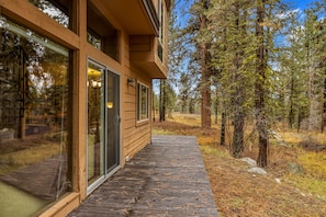 Exterior detail - Brundage Meadows 1 - Bright, cozy - 2story - wood stove - forest views - by trails, lake, town (McCall)