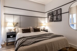 2 室のベッドルーム、アイロン / アイロン台、WiFi、ベッドシーツ