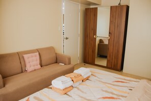 Apartamento conforto | 3 quartos, escrivaninha, Wi-Fi de cortesia