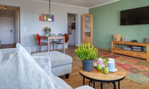 TV, stereo - Wohnung Stella - Am Strand- Wohnung Stella (Westerland)