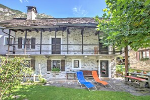Terrace/patio - Rustico al platano 1, Frasco, Switzerland (Frasco)