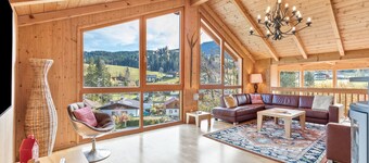 Chalet "Skiblickhaus" avec vue sur les montagnes, terrasse privée et Wi-Fi