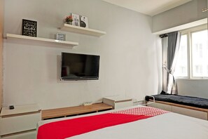 Kamar Double Deluks | Meja kerja, Wi-Fi gratis, dan seprai linen