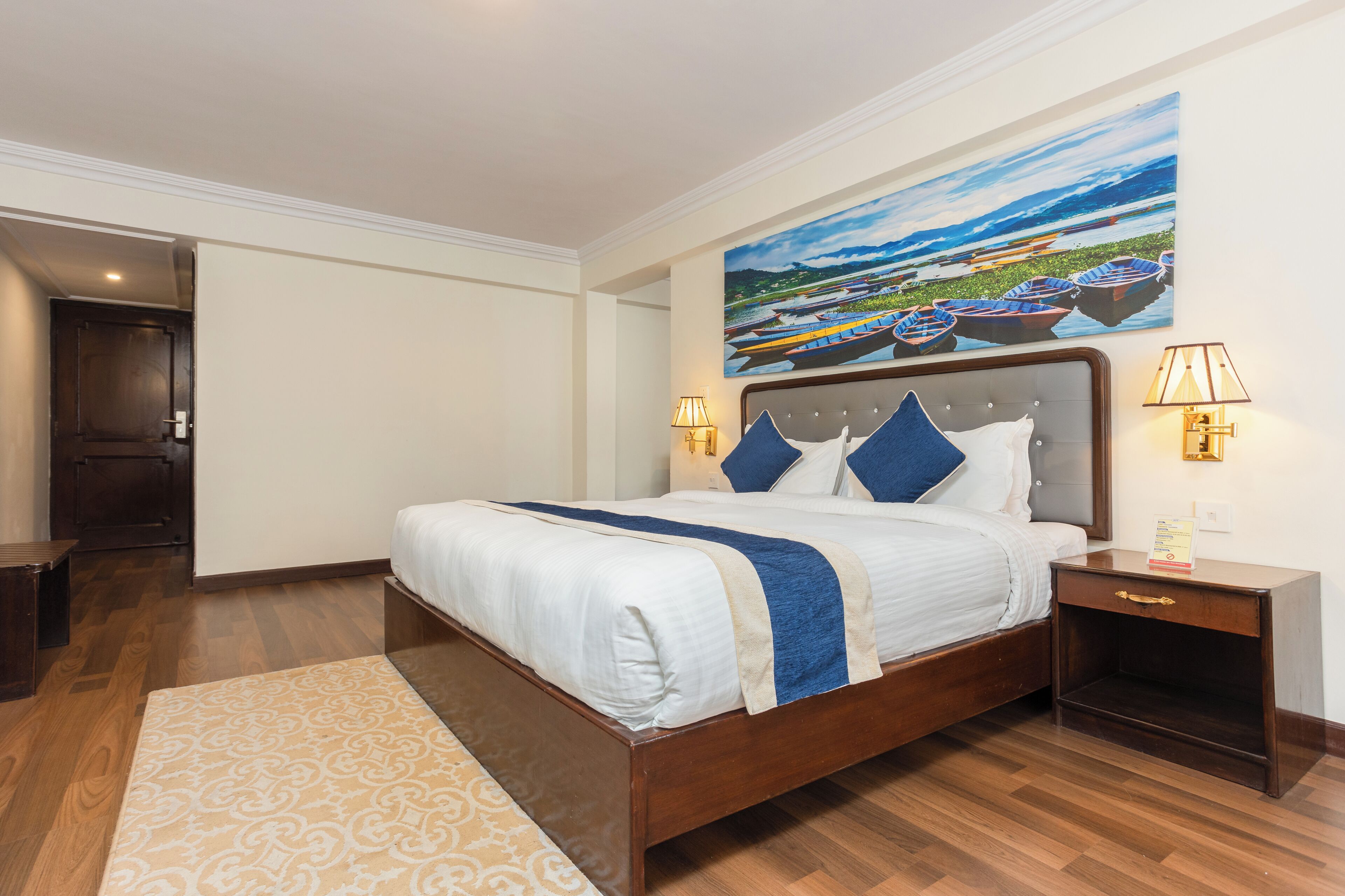 Double Room Single Use | Desk, laptop workspace, blackout drapes, soundproofing