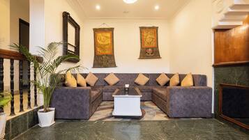 Sitteområde i lobbyen