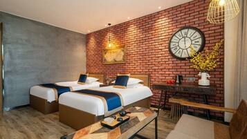 Kamar Twin Mewah | 1 kamar tidur, seprai premium, dan selimut bulu angsa