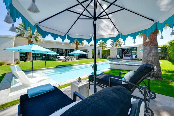 Una piscina climatizada