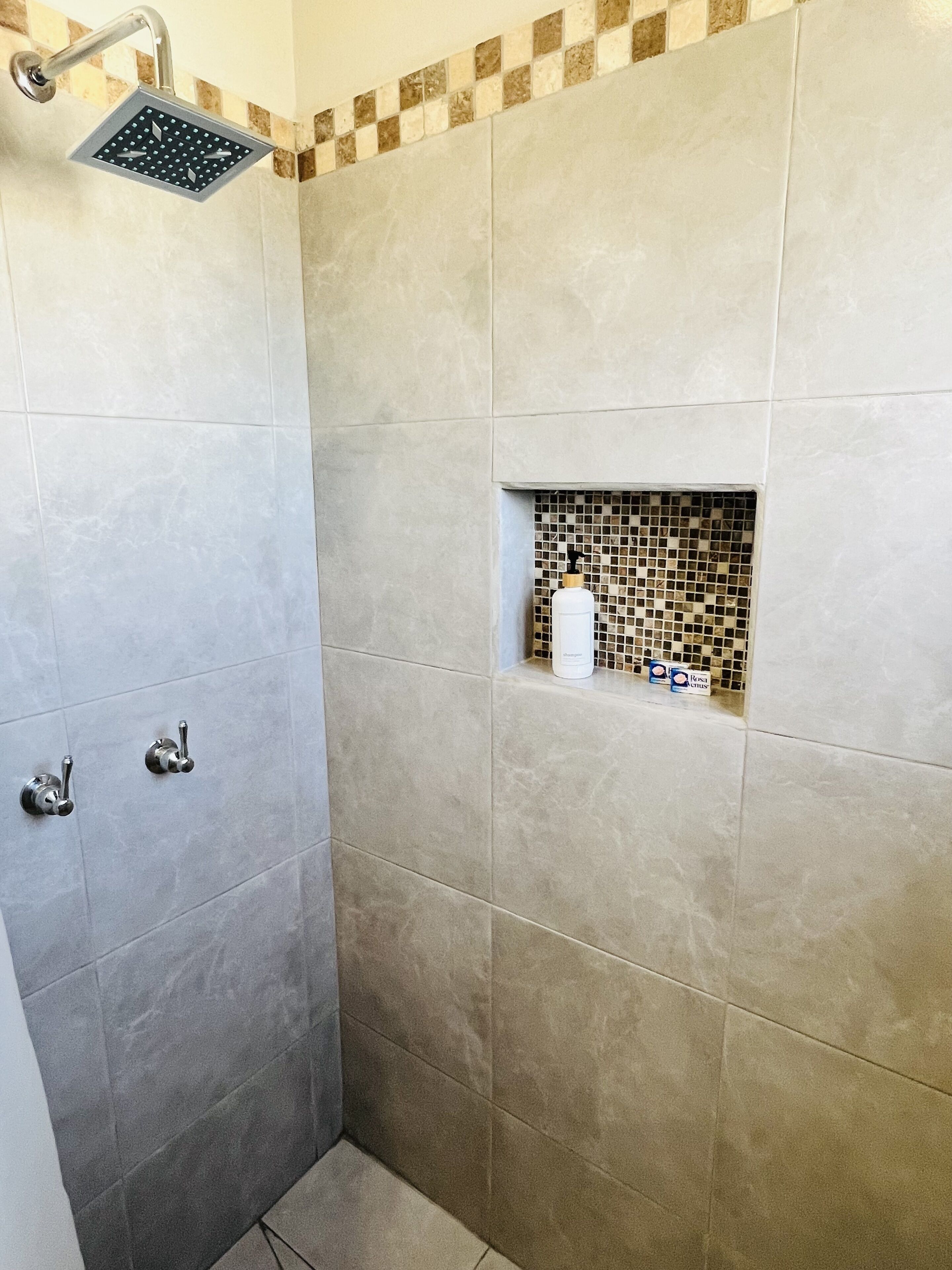 Towels, soap, toilet paper