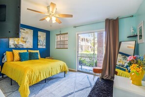 1 bedroom, desk, iron/ironing board, WiFi