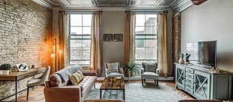Modern Warehouse Loft | Walk to Rock Hall & Stadiums