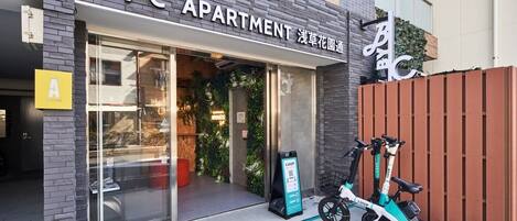 Fachada de la propiedad