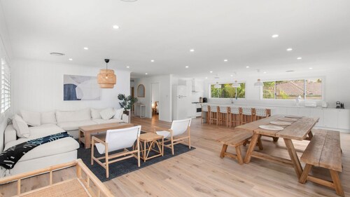Stunning home 350 metres from the beach.