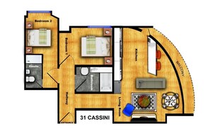 Floor plan - Modern Urban Retreat in Vibrant West London (London)