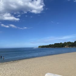 Beach nearby, white sand