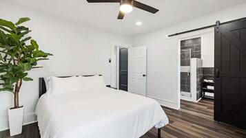 4 bedrooms, iron/ironing board, travel crib, WiFi