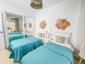 1 bedroom, iron/ironing board, travel crib, free WiFi