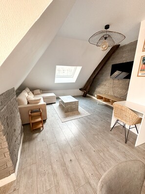 Smart TV, books - Charmant Duplex Dans L'hyper Centre-ville de Brive-la-gaillarde, Refait à Neuf ! (Brive-la-Gaillarde)