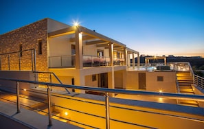 Exterior - Great sea view villa with heated pool in Agia Marina (Agia Marina, Chania)