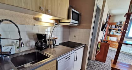 2-room apartment, 3 beds, balcony, ski-in/ski-out