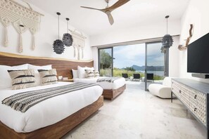 4 Schlafzimmer, Zimmersafe, Schreibtisch, Bügeleisen/Bügelbrett